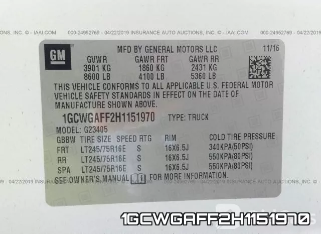 1GCWGAFF2H1151970