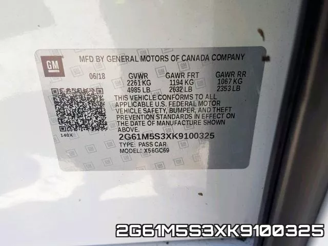 2G61M5S3XK9100325