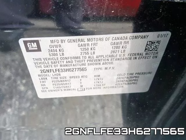 2GNFLFE33H6277565