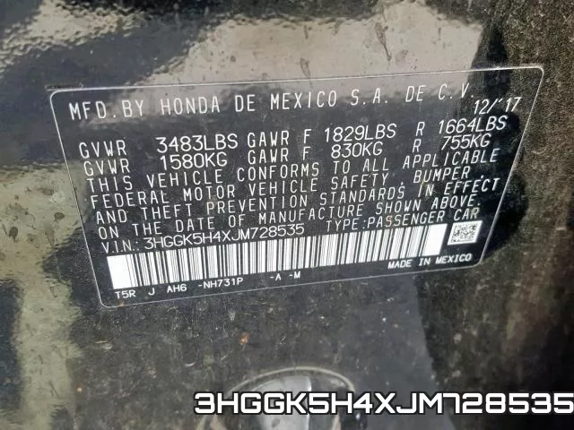 3HGGK5H4XJM728535