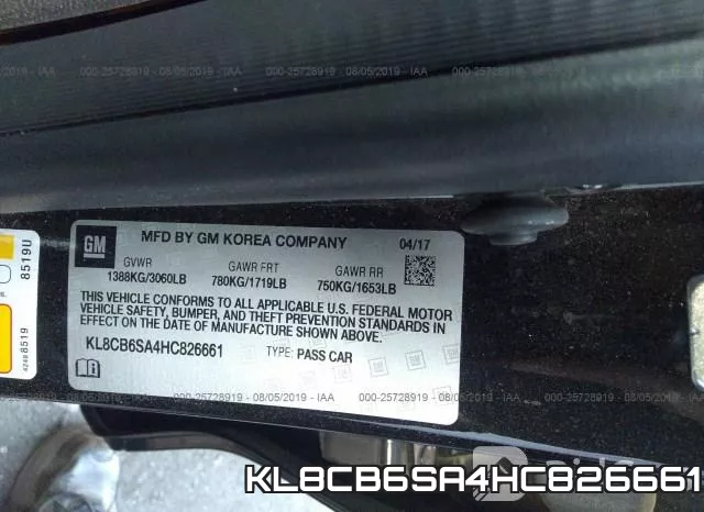 KL8CB6SA4HC826661