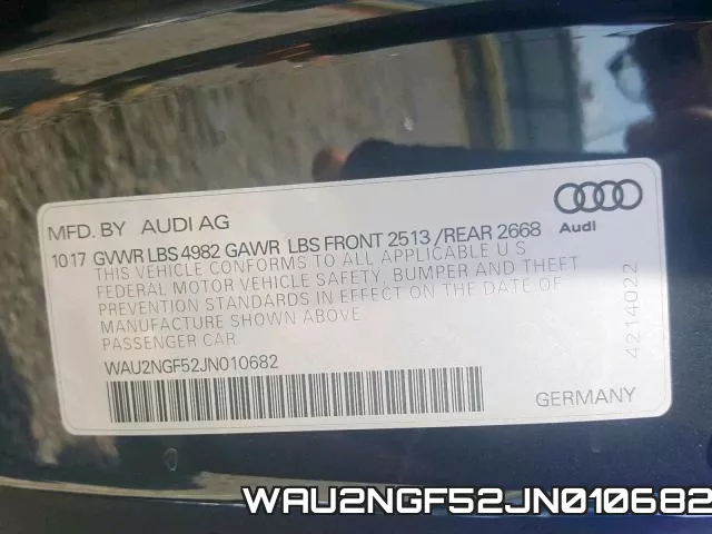 WAU2NGF52JN010682
