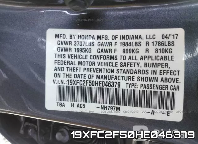 19XFC2F50HE046379