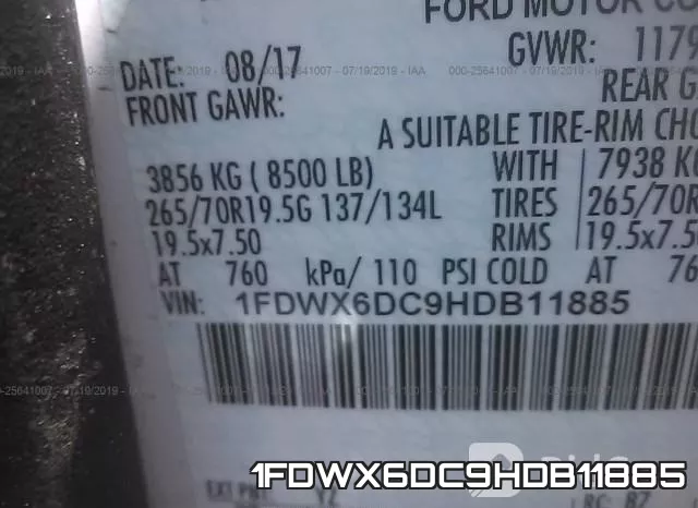 1FDWX6DC9HDB11885