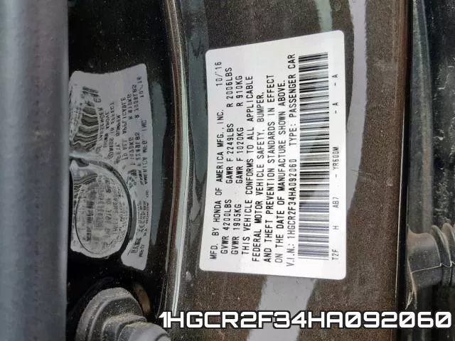 1HGCR2F34HA092060
