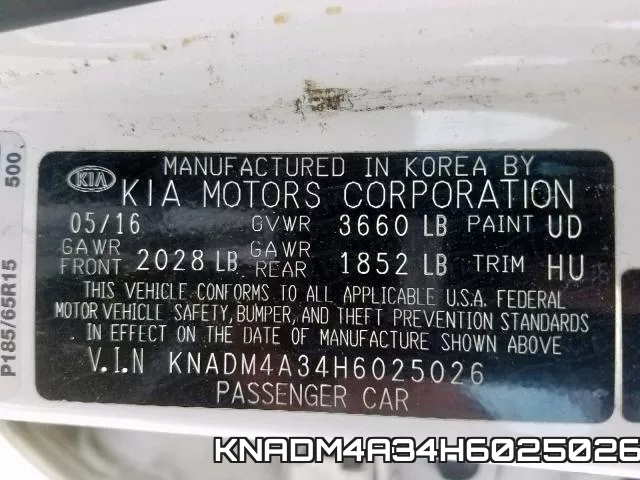 KNADM4A34H6025026