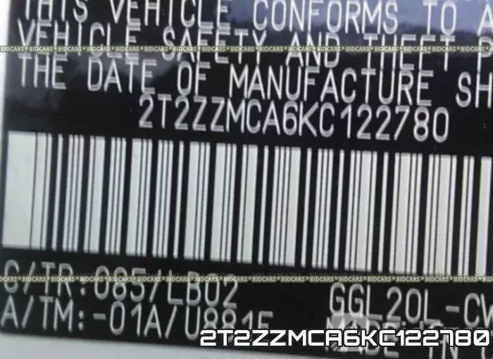 2T2ZZMCA6KC122780
