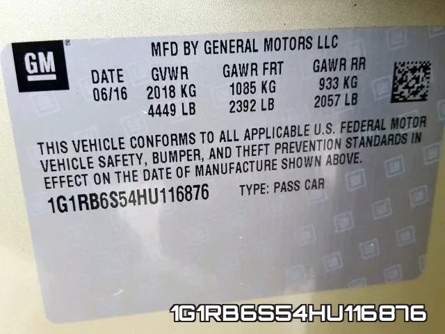 1G1RB6S54HU116876