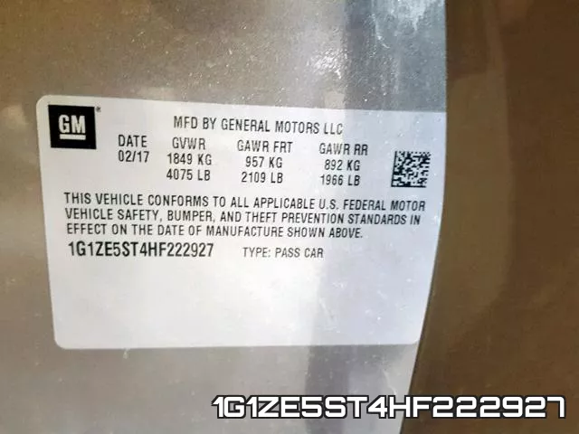 1G1ZE5ST4HF222927