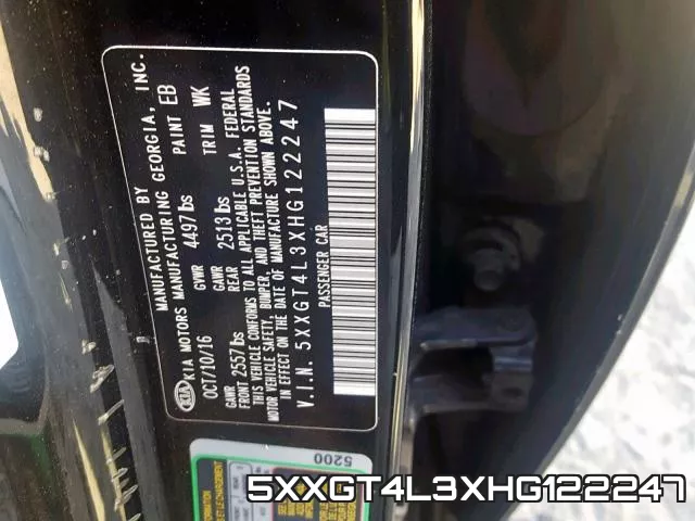 5XXGT4L3XHG122247