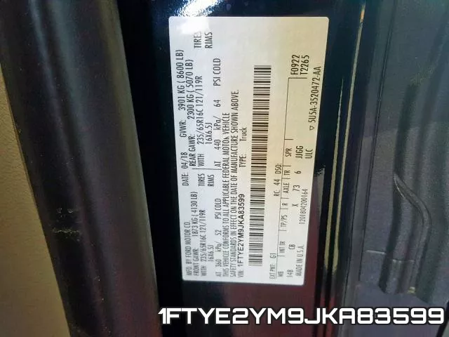 1FTYE2YM9JKA83599