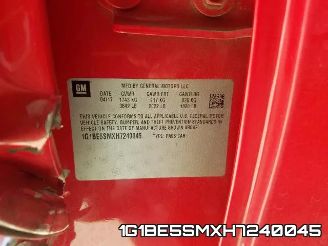 1G1BE5SMXH7240045