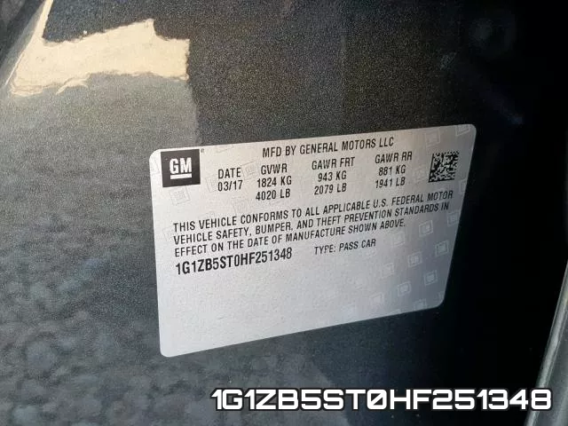 1G1ZB5ST0HF251348