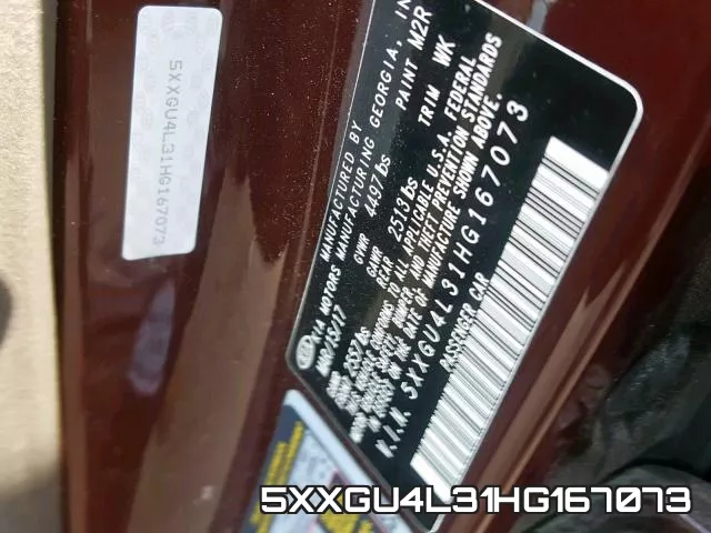 5XXGU4L31HG167073