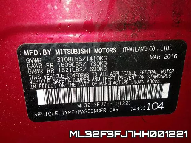 ML32F3FJ7HH001221