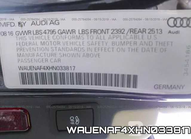 WAUENAF4XHN033817