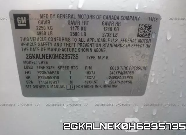 2GKALNEK0H6235735