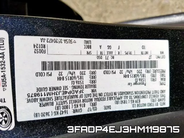 3FADP4EJ3HM119875