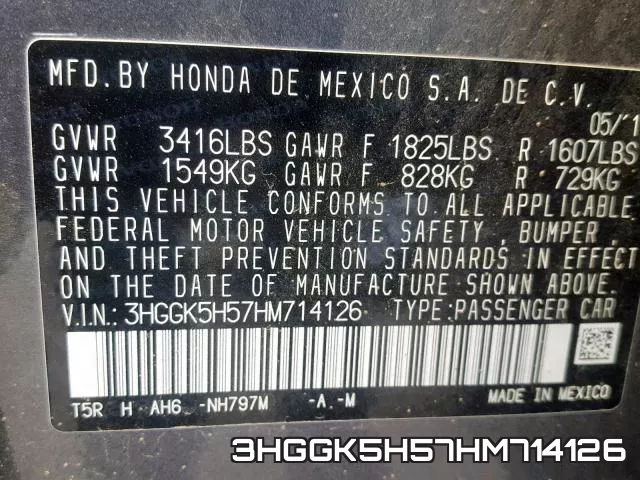 3HGGK5H57HM714126