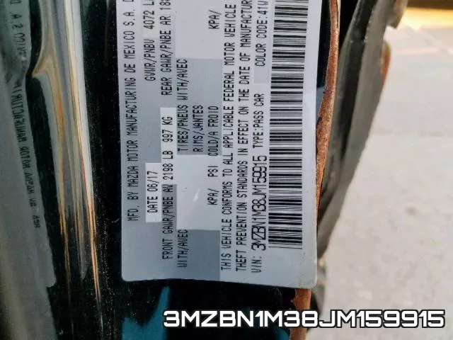 3MZBN1M38JM159915