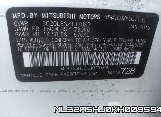 ML32A5HJ0KH009594