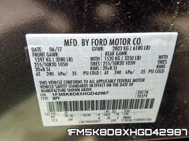 1FM5K8D8XHGD42987