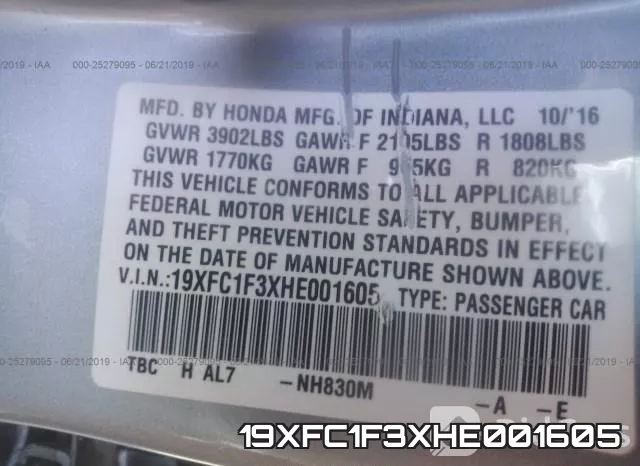 19XFC1F3XHE001605