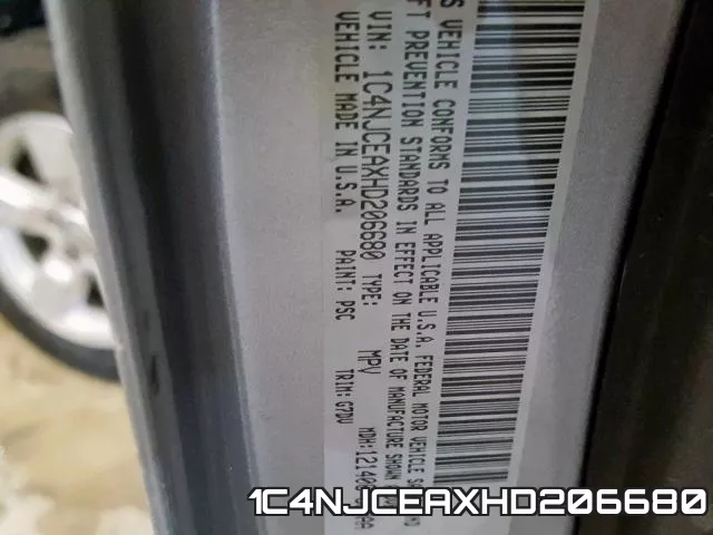 1C4NJCEAXHD206680