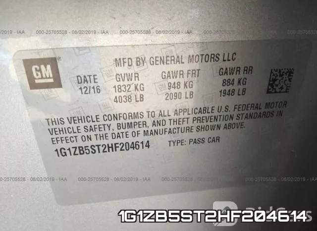 1G1ZB5ST2HF204614