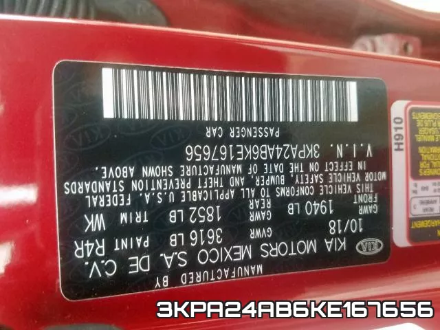 3KPA24AB6KE167656