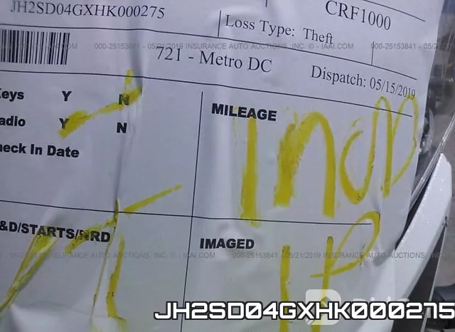 JH2SD04GXHK000275