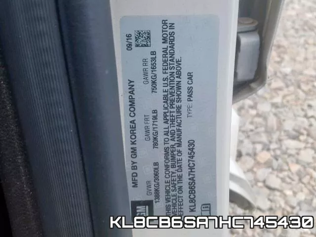 KL8CB6SA7HC745430