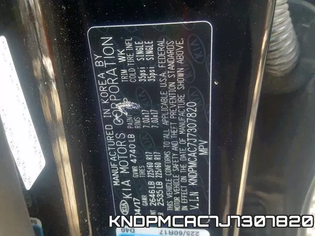KNDPMCAC7J7307820
