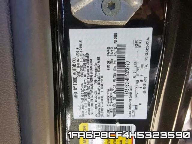 1FA6P8CF4H5323590