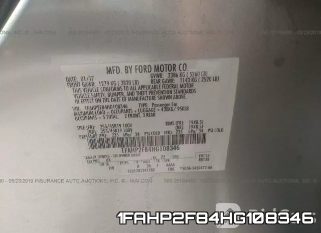 1FAHP2F84HG108346