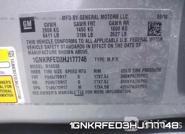 1GNKRFED3HJ177748