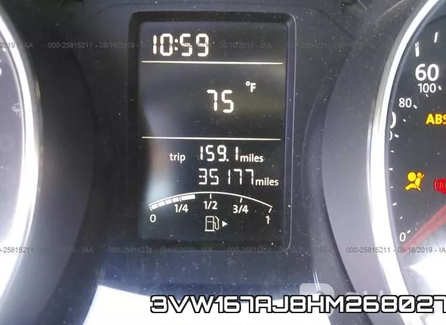 3VW167AJ8HM268027
