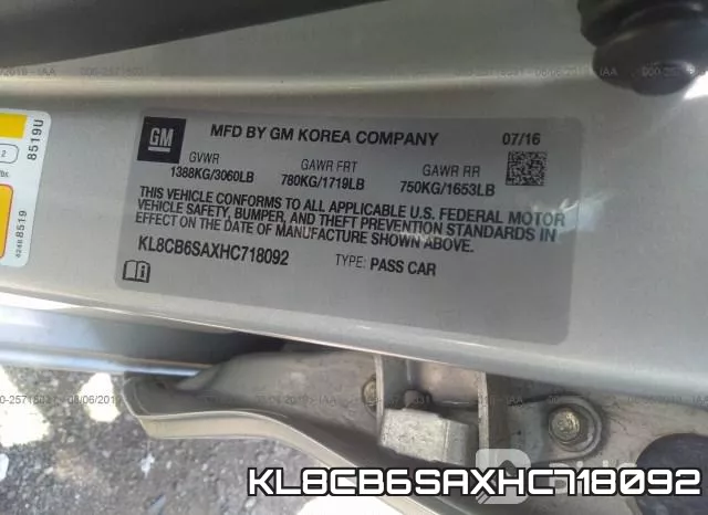KL8CB6SAXHC718092
