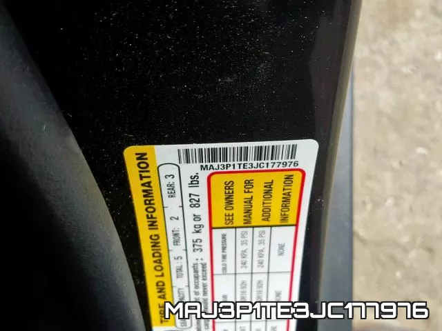 MAJ3P1TE3JC177976