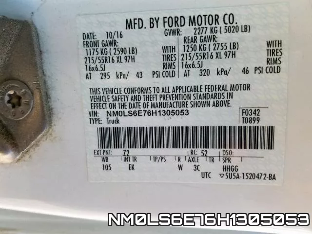 NM0LS6E76H1305053