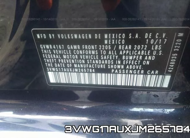 3VWG17AUXJM265784