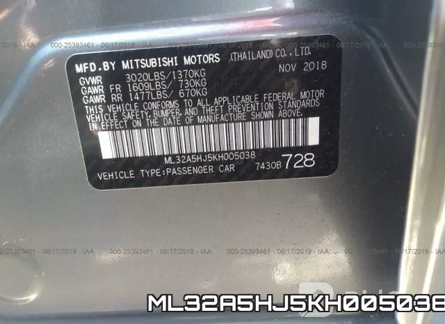ML32A5HJ5KH005038