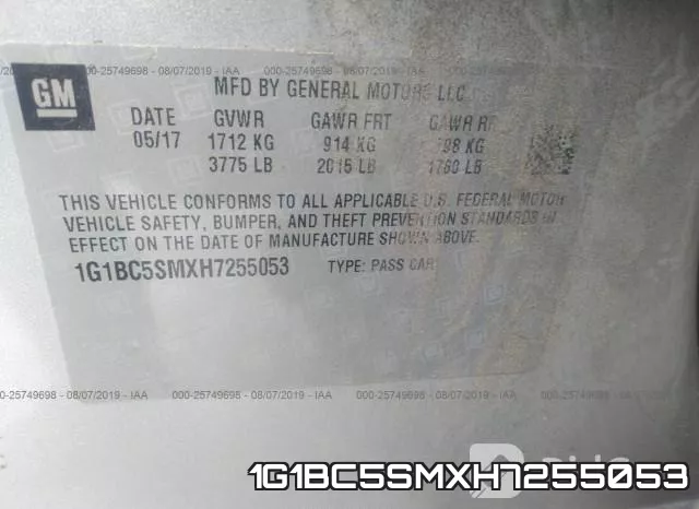 1G1BC5SMXH7255053