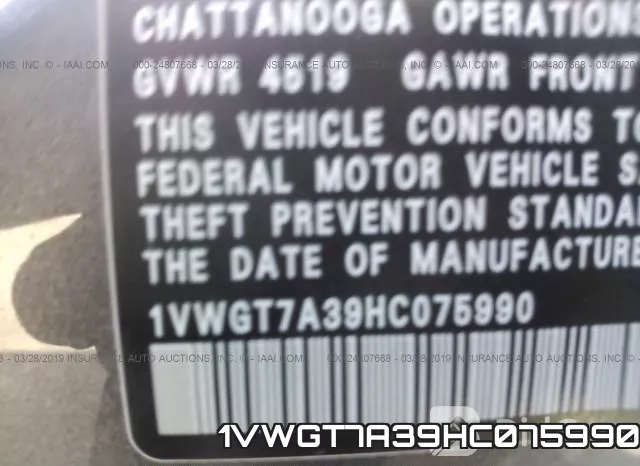 1VWGT7A39HC075990