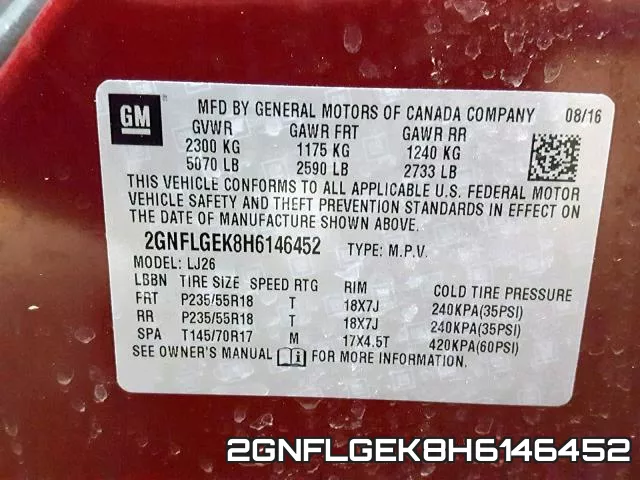 2GNFLGEK8H6146452