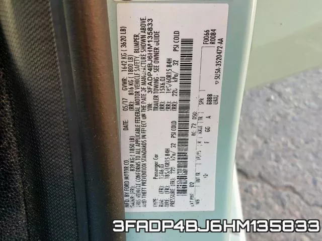 3FADP4BJ6HM135833