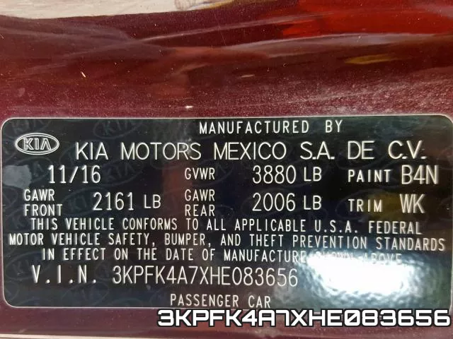 3KPFK4A7XHE083656