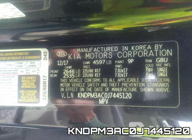 KNDPM3AC0J7445120