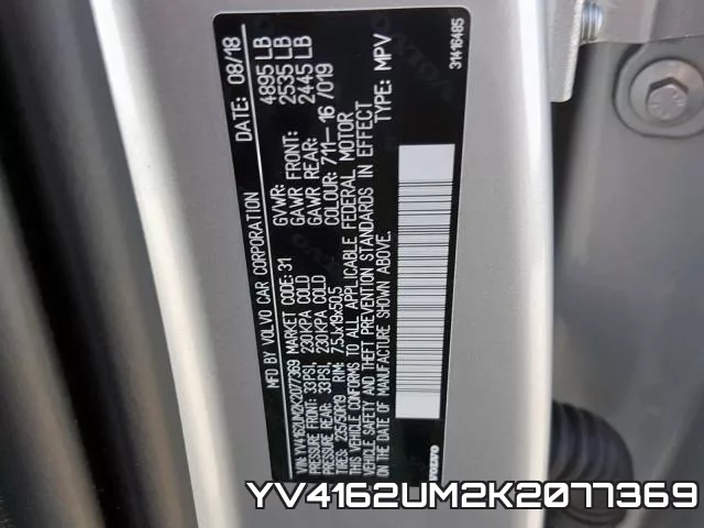 YV4162UM2K2077369