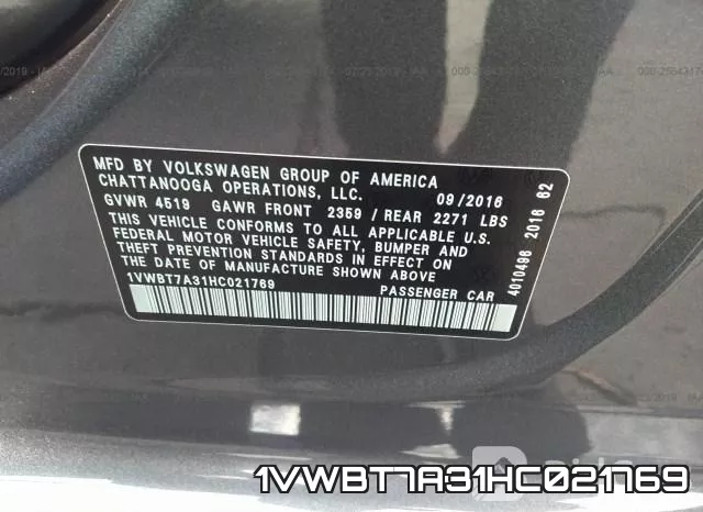 1VWBT7A31HC021769